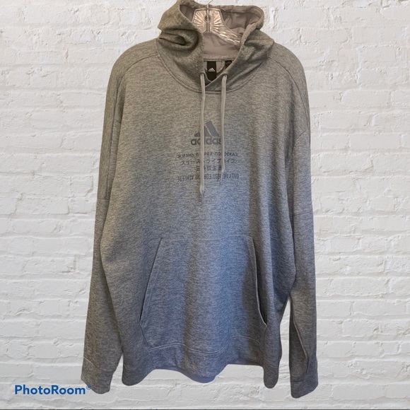 adidas men's team issue training graphic hoodie